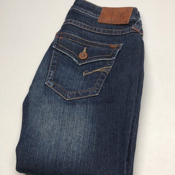 PREMIUM LUCCI STRAIGHT FLAP POCKET JEANS 0x32 LIKE NEW ❤️ - Picture 1 of 14